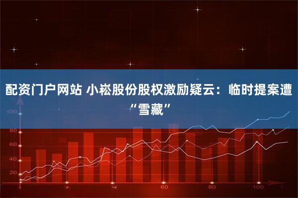 配资门户网站 小崧股份股权激励疑云：临时提案遭“雪藏”