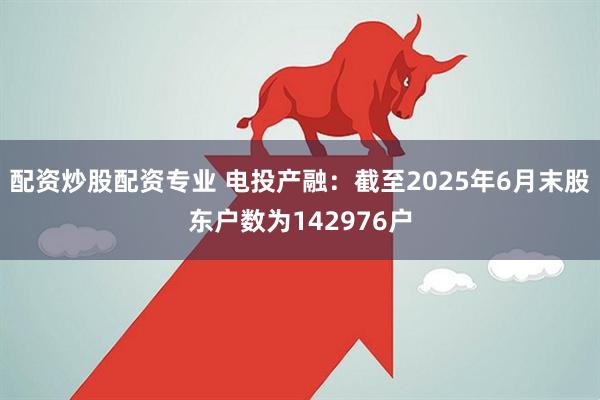 配资炒股配资专业 电投产融：截至2025年6月末股东户数为142976户